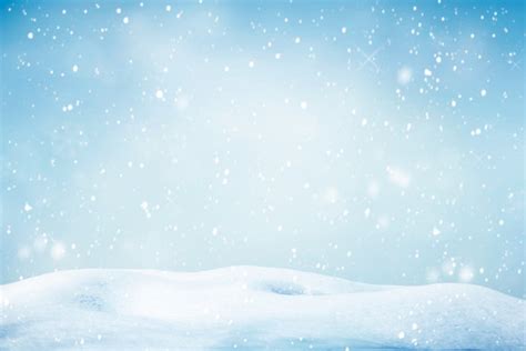 Blue Snow Wallpaper