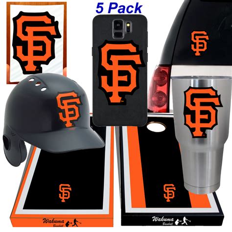 5 Pack MLB Vinyl Decal Sticker Set | 4 x 3 inch Heavy Duty Waterproof ...