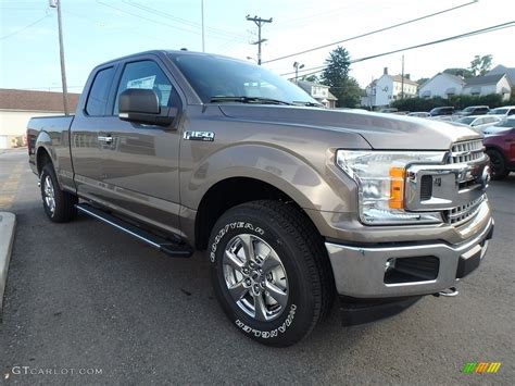 2018 Stone Gray Ford F150 XLT SuperCab 4x4 #122243337 Photo #3 | GTCarLot.com - Car Color Galleries