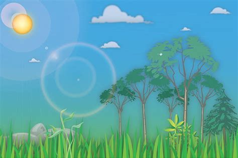 Adobe Illustrator Background Tutorial with Cartoon Landscape | Tutorial ...