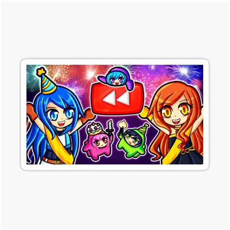 "itsfunneh and the krew YOUTUBE Among us" Sticker for Sale by kader011 ...