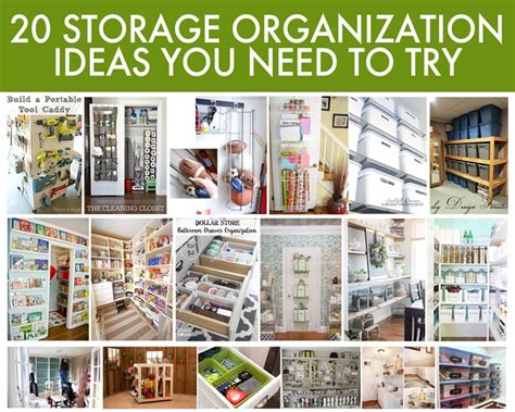 20 Easy Storage Organization Ideas For Your Home