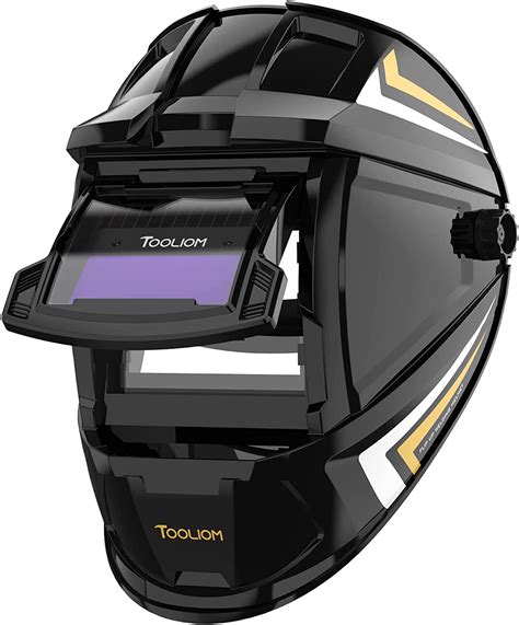 TOOLIOM Auto Darkening Welding Helmet - Large Viewing True Color ...