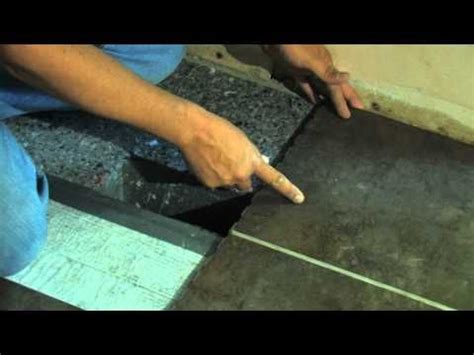 SnapStone Instructional Videos - Measuring for the Cut - YouTube | Carpet to tile transition ...