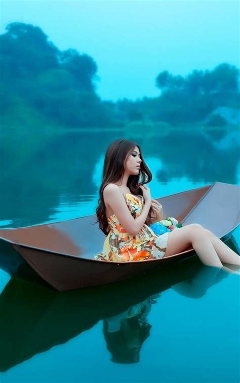 800x1280 Girl In Boat Nexus 7,Samsung Galaxy Tab 10,Note Android Tablets ,HD 4k Wallpapers ...