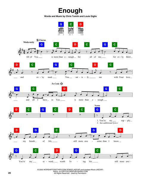 Enough by Chris Tomlin & Louie Giglio - ChordBuddy - Guitar Instructor