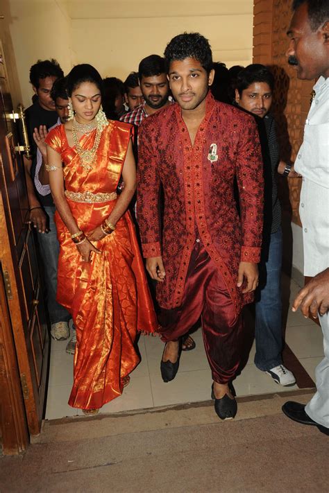 Allu Arjun wedding reception gallery ~ Stills Bay - Movie Actor Actress ...