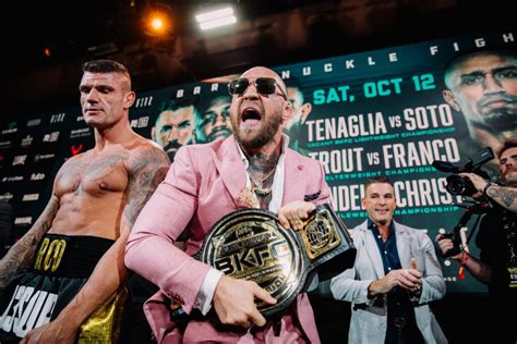 Conor McGregor has the time of his life as all hell breaks loose at BKFC Spain weigh-in