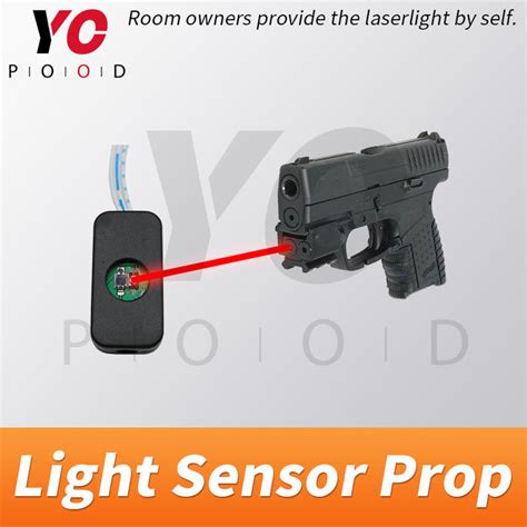 chamber room laser sensor prop use strong light to shoot the sensor in ...