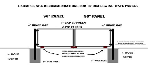 Installation Of Driveway Gates Diagram Dual Swing JDR | Custom Driveway ...