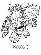 Skylanders Giants Coloring Pages Sprockets sketch template