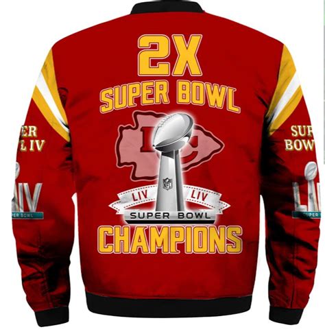 Kansas City Chiefs bomber jacket Super Bowl Champions coat gift for men ...