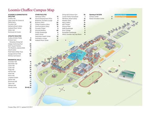 (PDF) Loomis Chaffee Campus Map · Loomis Chaffee Campus Map Construction Zone Admission Parking ...