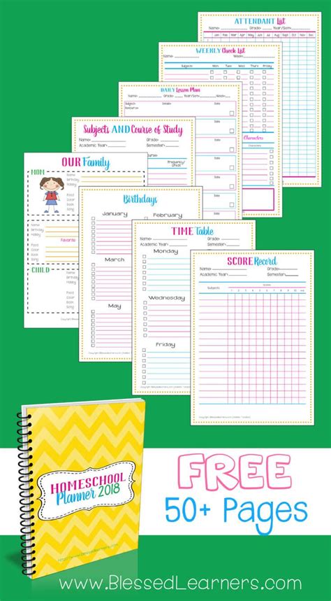 Free Homeschool Planner 2018 | Homeschool planner printable, Homeschool planner, Homeschool ...