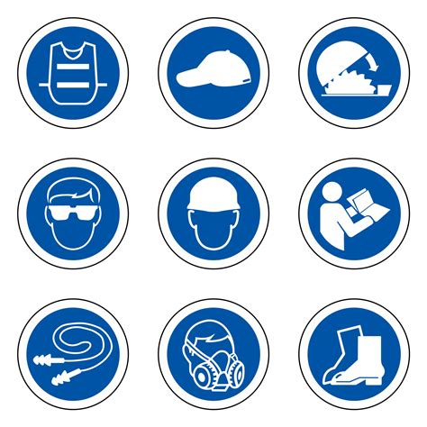 Required Personal Protective Equipment PPE Symbol,Safety Icon 2713711 Vector Art at Vecteezy