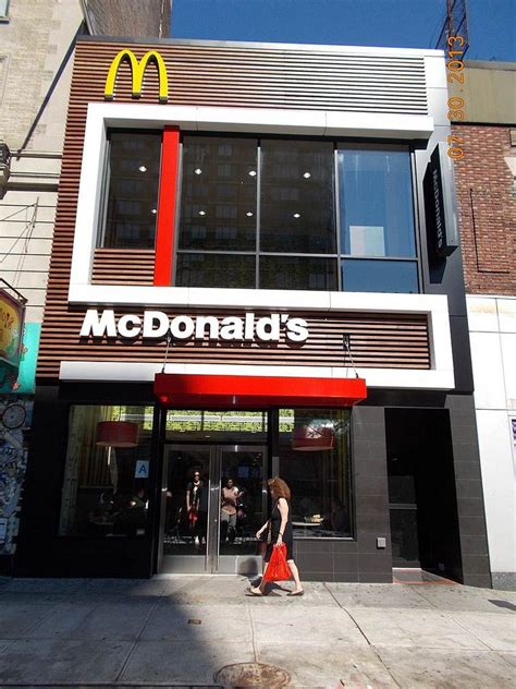 McDonald's 96th Street NYC | Restaurant exterior design, Restaurant exterior, Commercial design ...