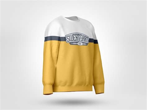 Premium PSD | Realastic sweater mockup template