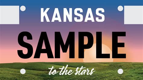 Kansas reveals winning personalized license plate design