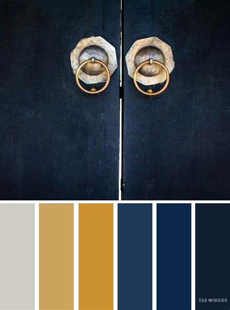 Blue and gold color scheme | Blue color schemes, Room color schemes ...