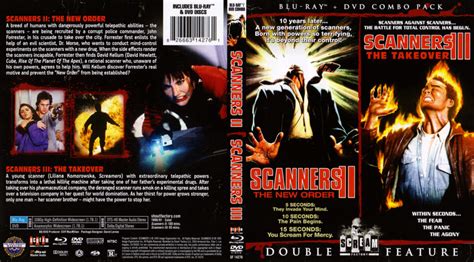 Scanners 2 & Scanners 3 Blu-Ray Cover - DVDcover.Com