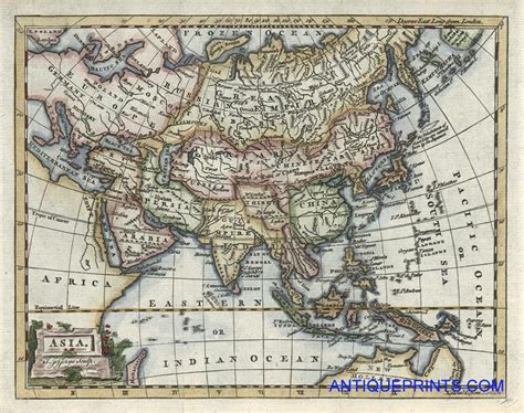 Stock images - high resolution antique maps of Asia