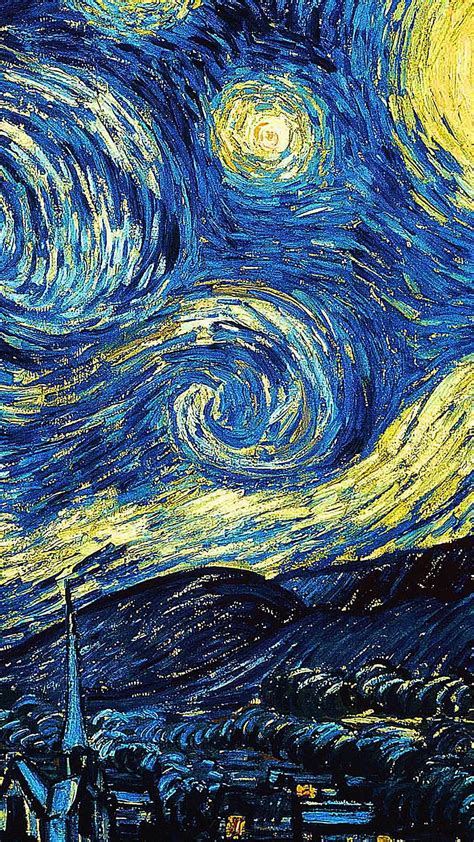 IPhone 8 . vicent van gogh starry, Starry Night HD phone wallpaper | Pxfuel