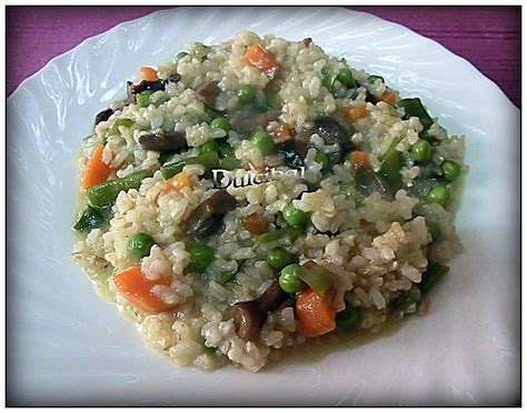 Arroz integral con verduras y setas (5/5)