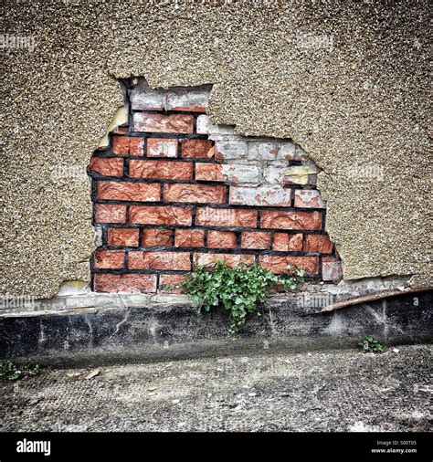 Broken Brick Wall High Resolution Stock Photography and Images - Alamy