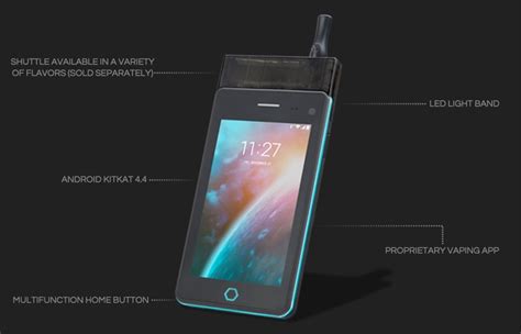 Do you vape? If the answer is yes there's now a smartphone that doubles as an e-cigarette ...