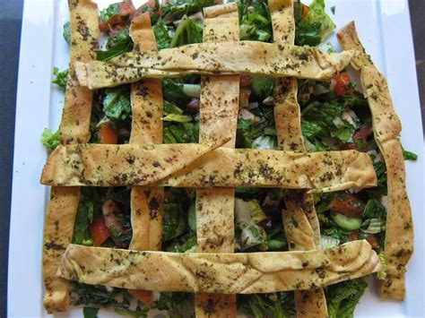 Fattoush Chicken Salad - Fresh and Fabulous - jittery cook