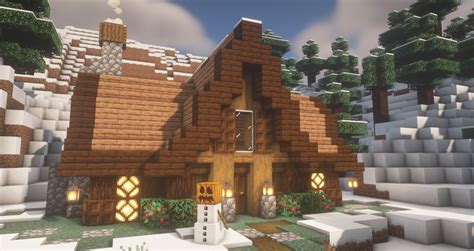 Minecraft cabin ideas: spruce up your snowy peaks | PC Gamer