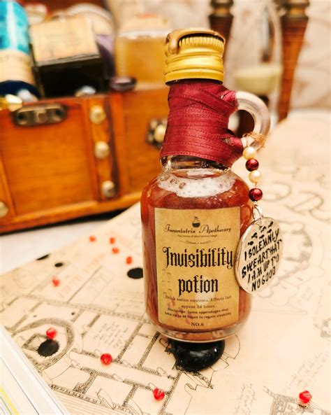 Invisibility Potion I Harry Potter Potion | Potions, Harry potter potions, Diy halloween bottles