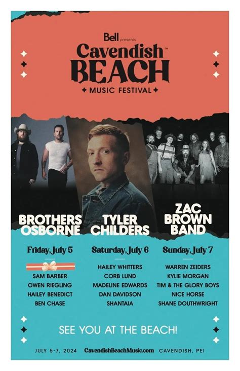 Cavendish Beach Music Festival 2024 Lineup | Grooveist