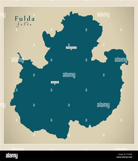 Fulda map hi-res stock photography and images - Alamy