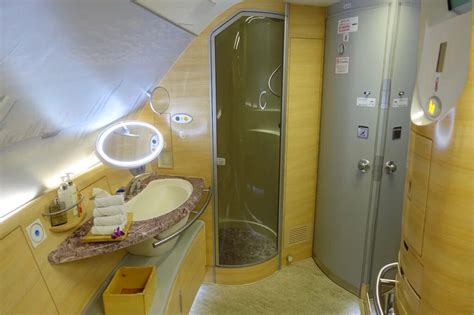 Emirates Airbus A380 First Class Shower