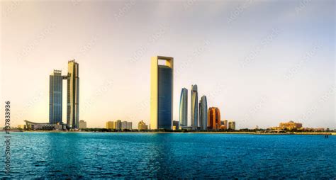 Abu Dhabi Skyline Stock Photo | Adobe Stock