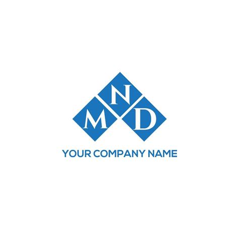 MND letter logo design on WHITE background. MND creative initials letter logo concept. MND ...