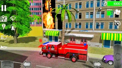 Fire Engine Simulator | Fire Truck Driving Game - Android Gameplay ...