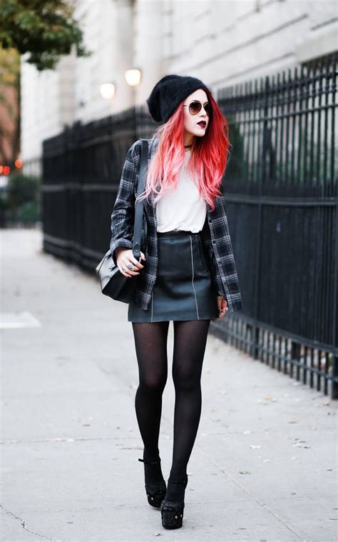 How to Dress Punk? 25 Cute Punk Rock Outfit Ideas for Girls | Punk ...