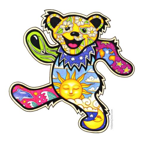 Grateful Dead Dancing Bear | Grateful dead dancing bears, Grateful dead bears, Grateful dead sticker