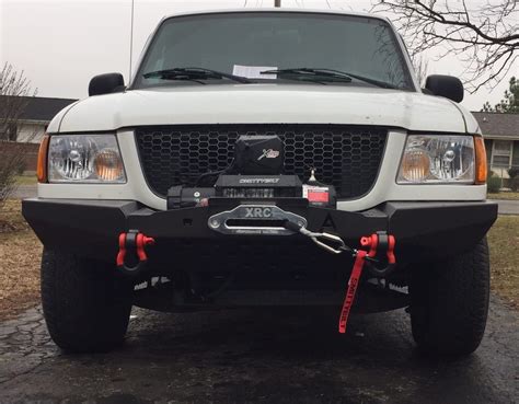 1993-97 Ranger Elite Plain Front Winch Bumper With D-Rings ...