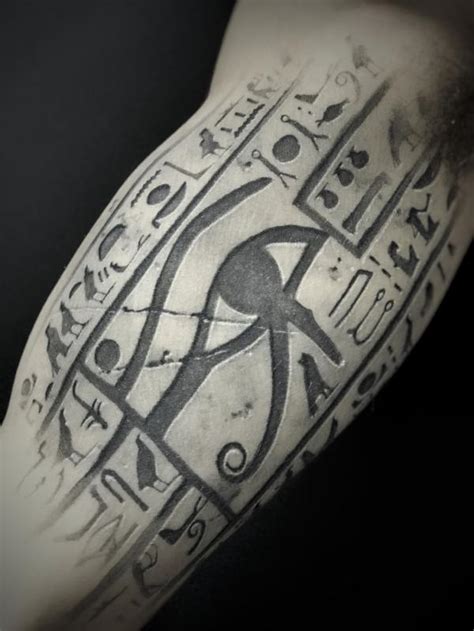 50 Egyptian Hieroglyphics Tattoo Designs with Meaning | Art and Design