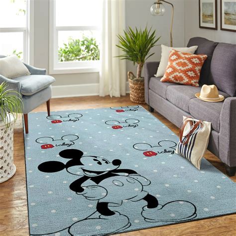 Mickey Mouse Logo Rug Disney Rug Home Decor - REVER LAVIE