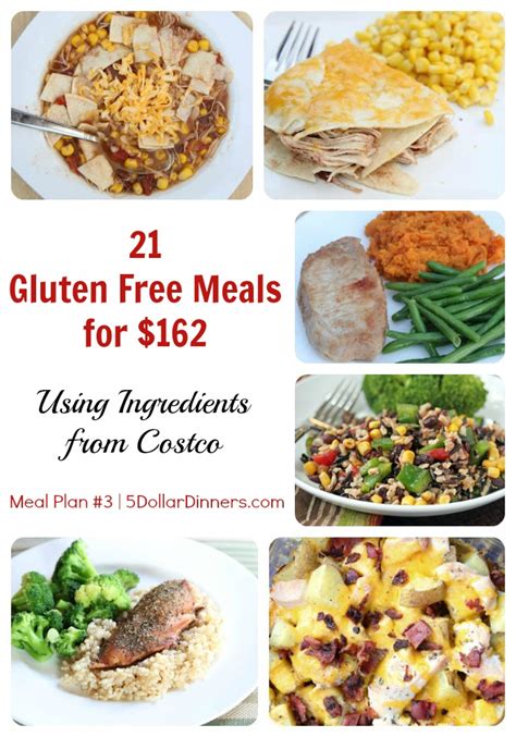 How to Make 21 Gluten Free Meals for $162