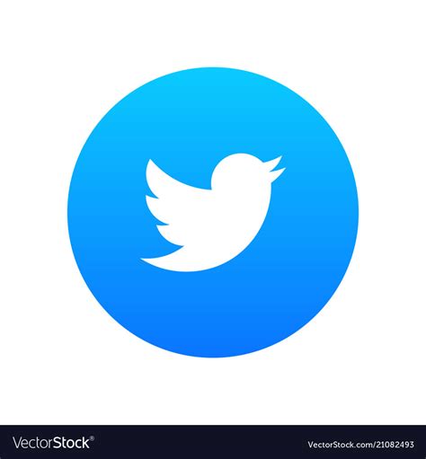 Twitter icon Royalty Free Vector Image - VectorStock