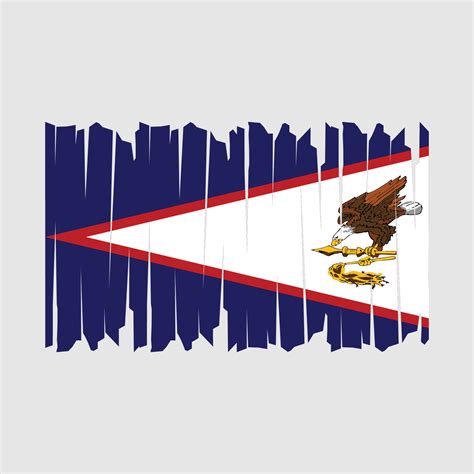 American Samoa Flag Brush 21580247 Vector Art at Vecteezy