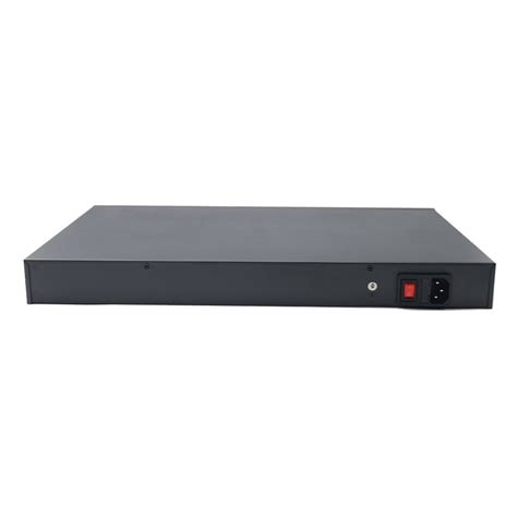 Rack 24 port gigabit PoE switch with 4 gigabit RJ45 and 4 SFP Uplink