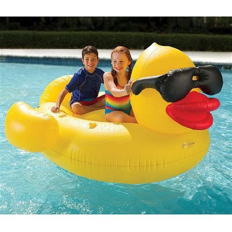 The Giant Inflatable Rubber Duckie - Hammacher Schlemmer | Inflatable ...