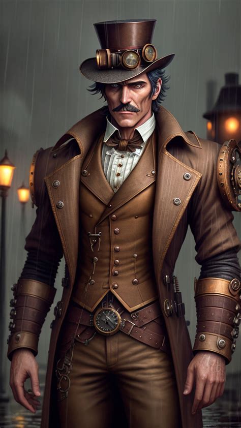 Steampunk Character Concept Art