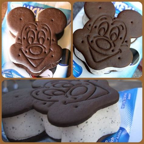 Mickey Mouse ice cream sandwich | Disneyland food, Food, Disney food